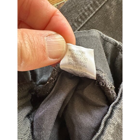 H&H By Harmony & Havoc Womens Black Shorts 14 pull on elastic‎ cottton long - Picture 6 of 7